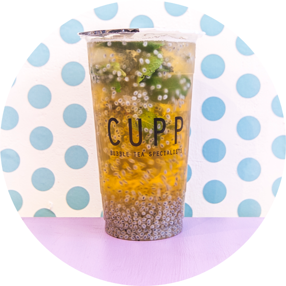 Specials - Basil Seed Bubble Tea (586x586), Png Download