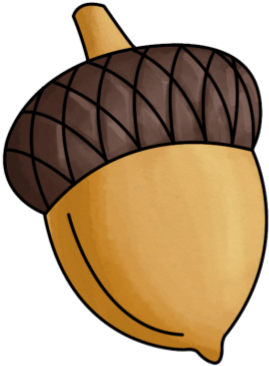 Acorn Clipart Transparent - Acorn Clipart (420x420), Png Download