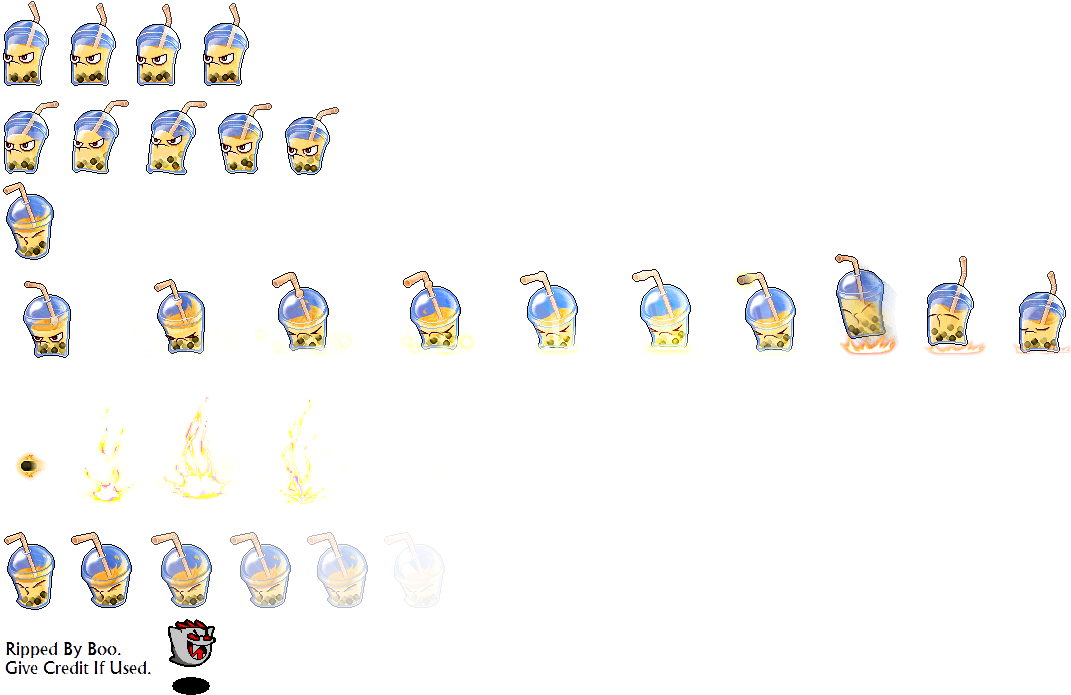 Click For Full Sized Image Yellow Bubble Tea - Maplestory Bubble Tea Monster (1081x711), Png Download