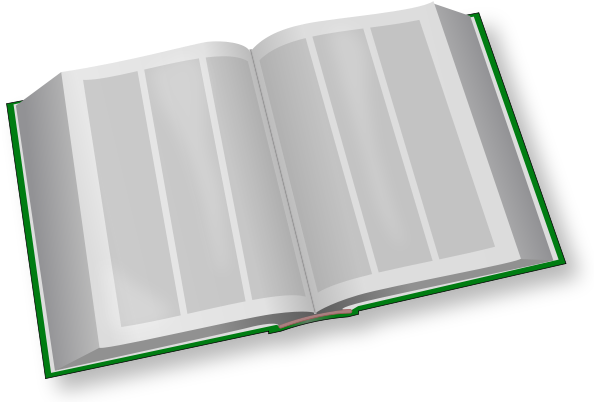 Notebook Clipart User Manual - Big Book (600x407), Png Download
