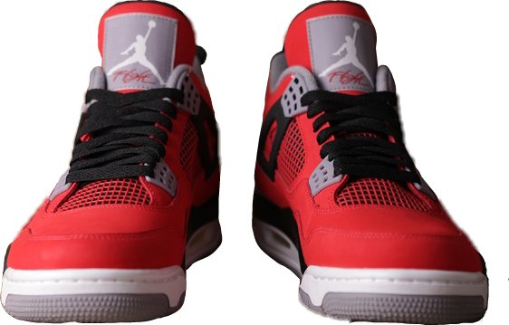 Share This Image - Jordan 4 Toro Bravo Front (562x359), Png Download