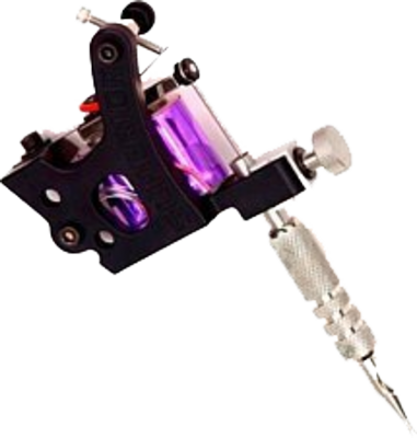 Tattoo Gun - Tattoo Gun Transparent Background (381x400), Png Download