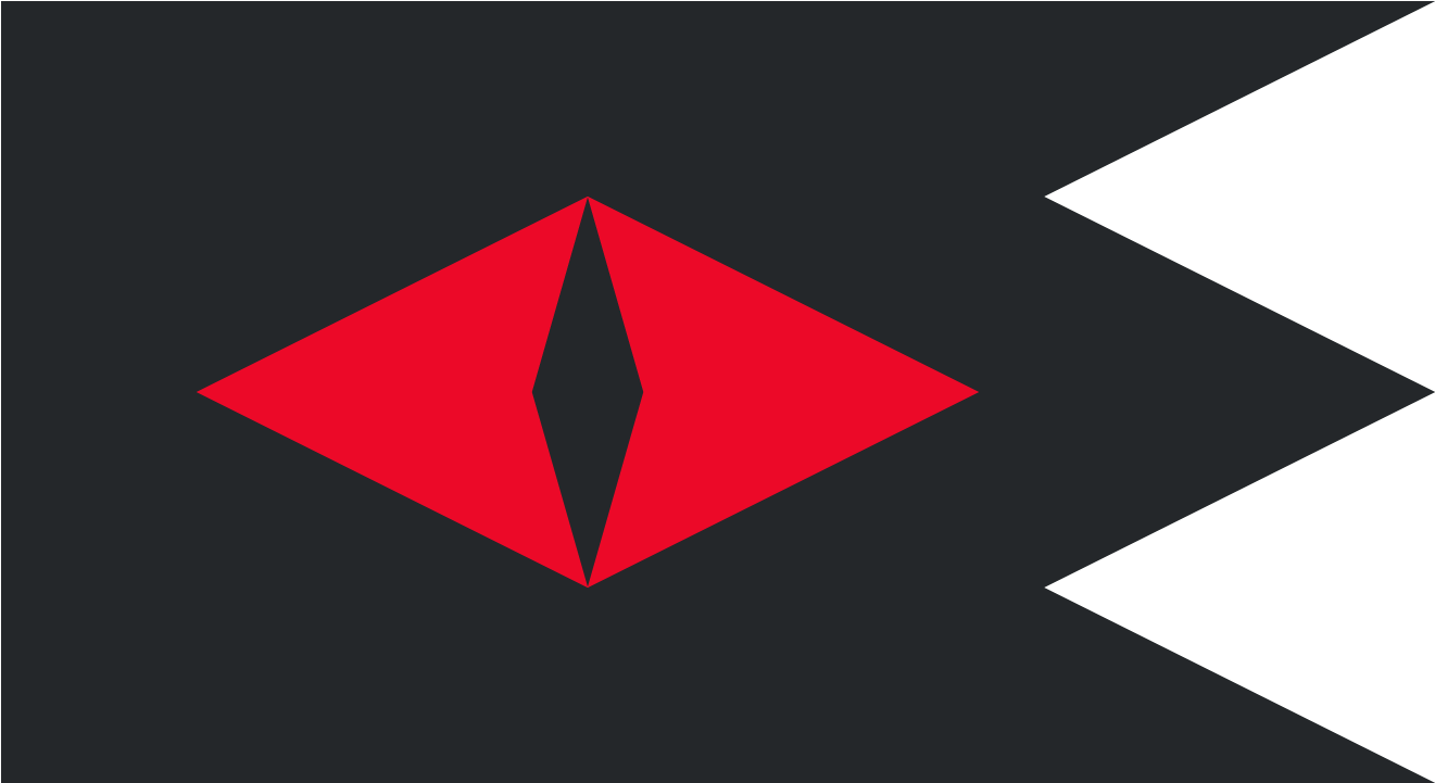 When Flown, The Flag Appears To Mimic The Fiery Red - Sauron Flag (1440x720), Png Download