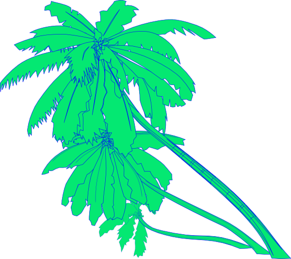 Palm Tree Svg Clip Arts 600 X 533 Px (600x533), Png Download