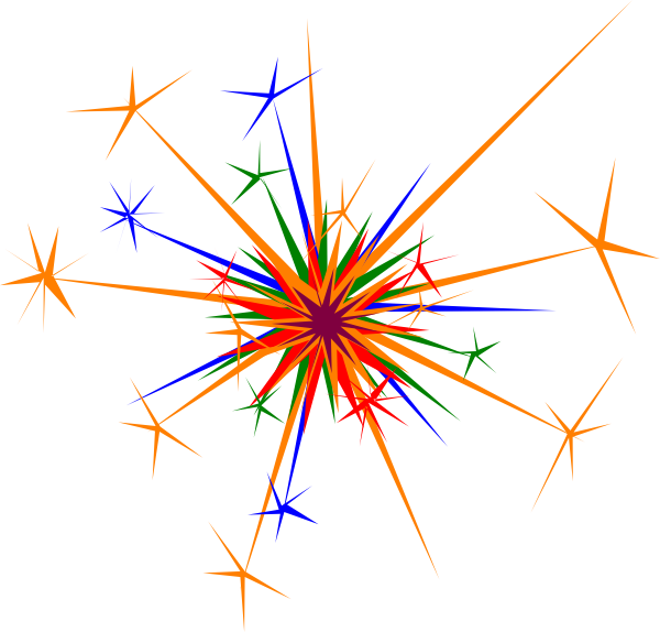 New Sparkle Clip Art - Spark Clip Art (600x574), Png Download