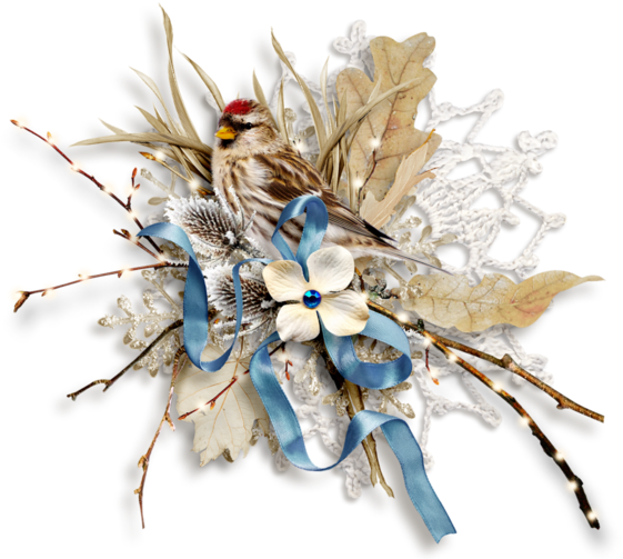 Fleurs,tube,flowers,png - Niedliche Kätzchen Karte Froher Weihnachten (600x503), Png Download
