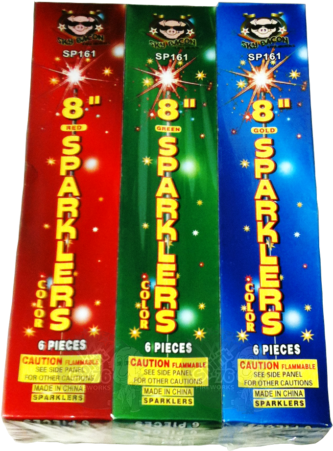 #8 Color Sparklers Wire - Wire Sparklers (1000x1000), Png Download