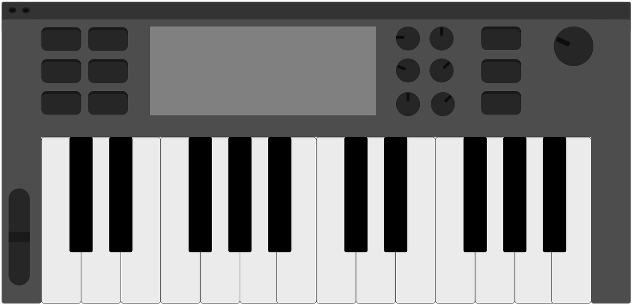 Image Library Download Midi Controller Piano Free Photo - Musical Keyboard (1280x720), Png Download