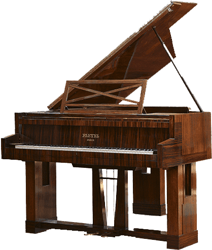 Grand Piano Art Déco René Prou - Fortepiano (555x492), Png Download