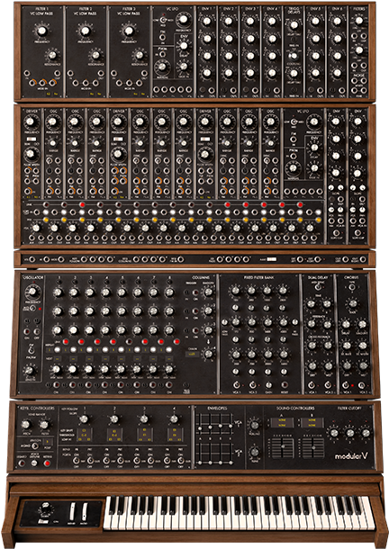 Modular V - Moog Modular V (548x619), Png Download