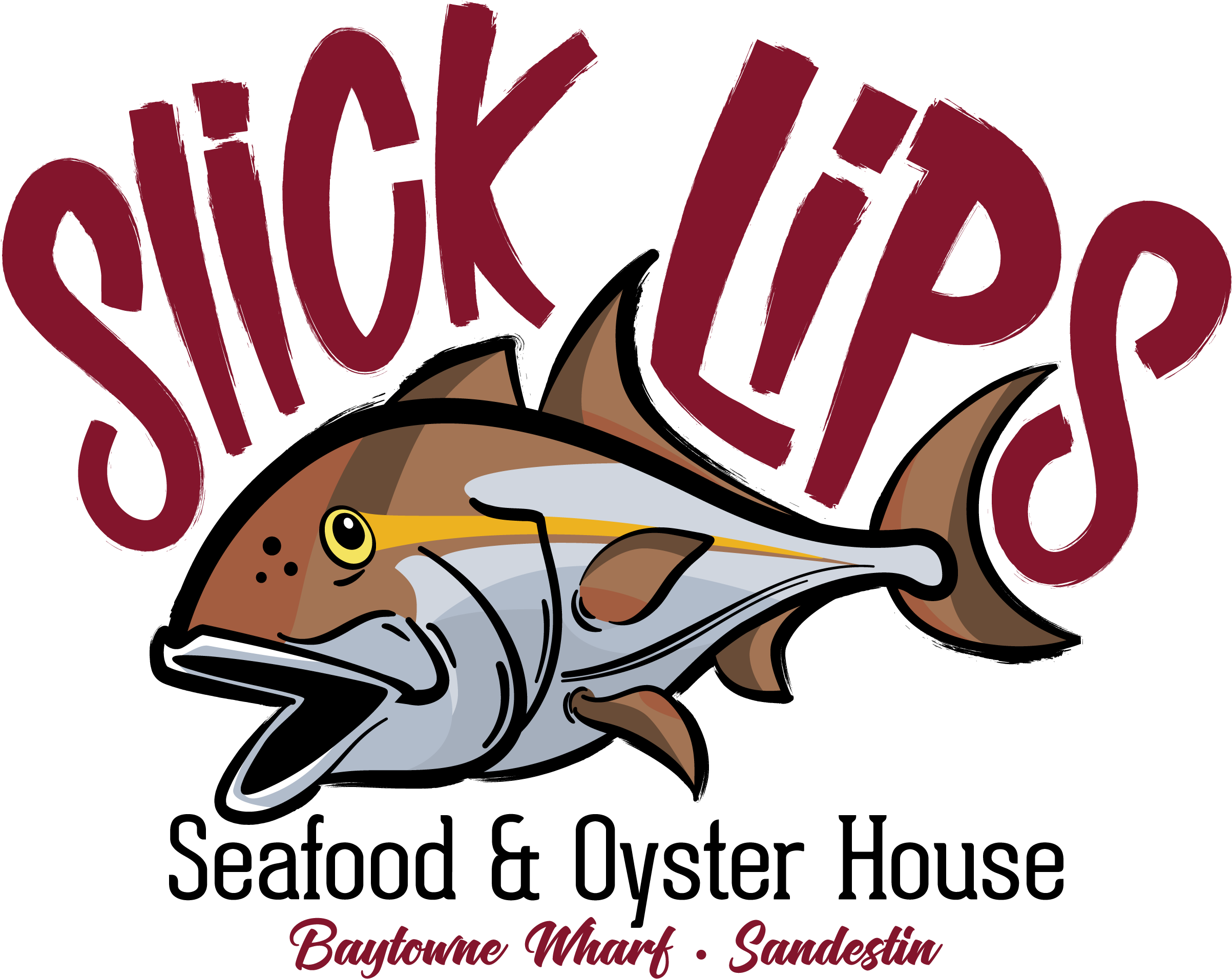 2018 Winners - Slick Lips Seafood & Oyster House (2500x2500), Png Download