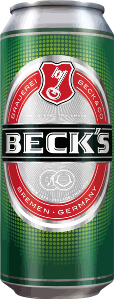 Fast Wine, Liquor And Beer Delivery - Becks Beer Can (229x600), Png Download
