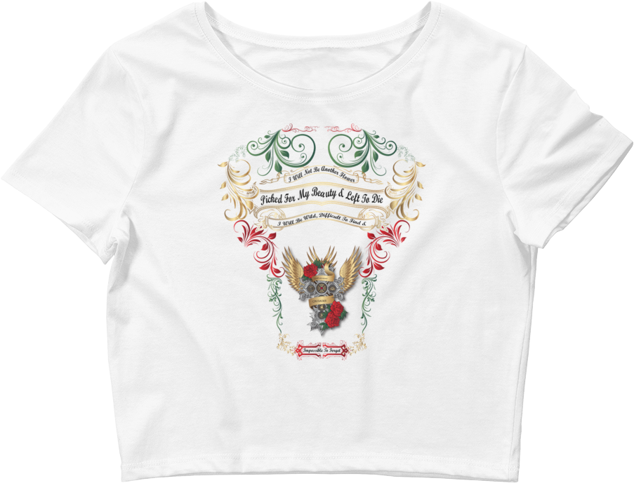 Women's Crop T - Caterpillar (2) Crop Top. By Artistshot (620x620), Png Download