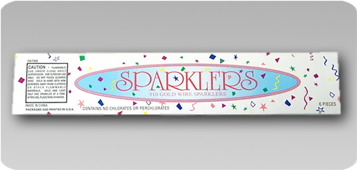 #10 Sparkler- 144 Sparklers - 10 Inch Wedding Sparklers - Pack Of 6 (500x500), Png Download