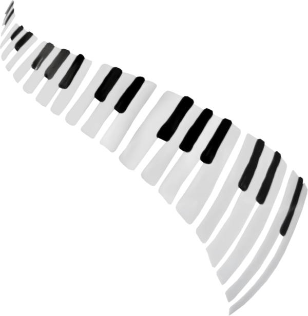 Pianos - Fondo Teclado Musical Png (600x616), Png Download