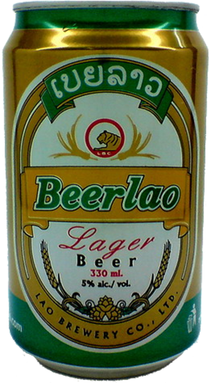 Beer Lao - Beer Lao In Can (298x540), Png Download