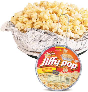 Even Native Americans Cooked Popcorn, Believing That - Jiffy Pop Butter Flavoured Popcorn (350x386), Png Download