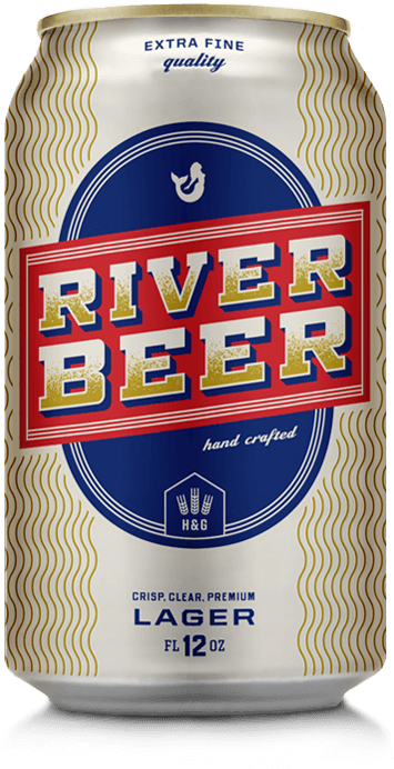 River Beer Lager - Guinness (520x750), Png Download