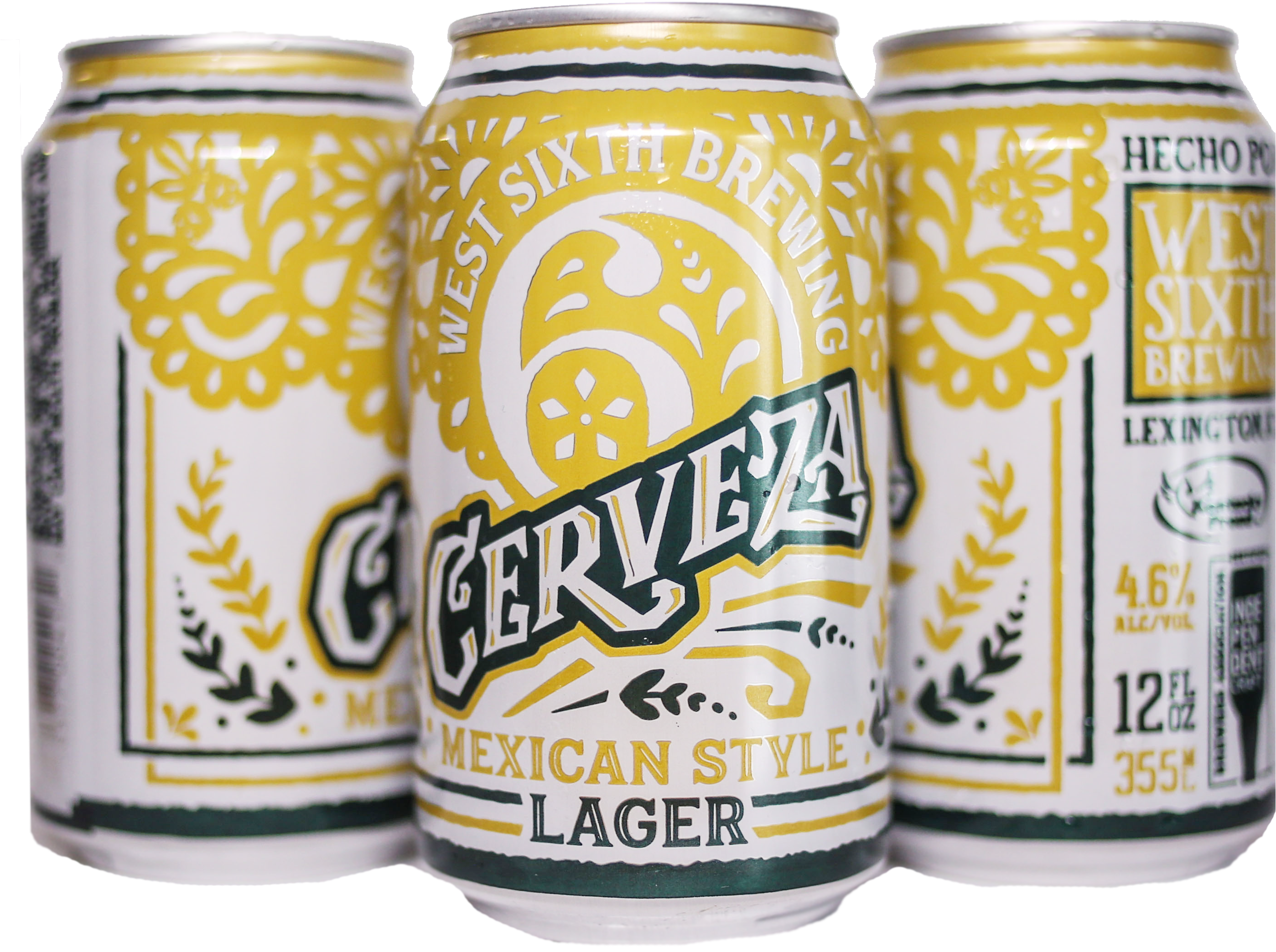 West Sixth Cerveza Cans - Caffeinated Drink (3353x2712), Png Download