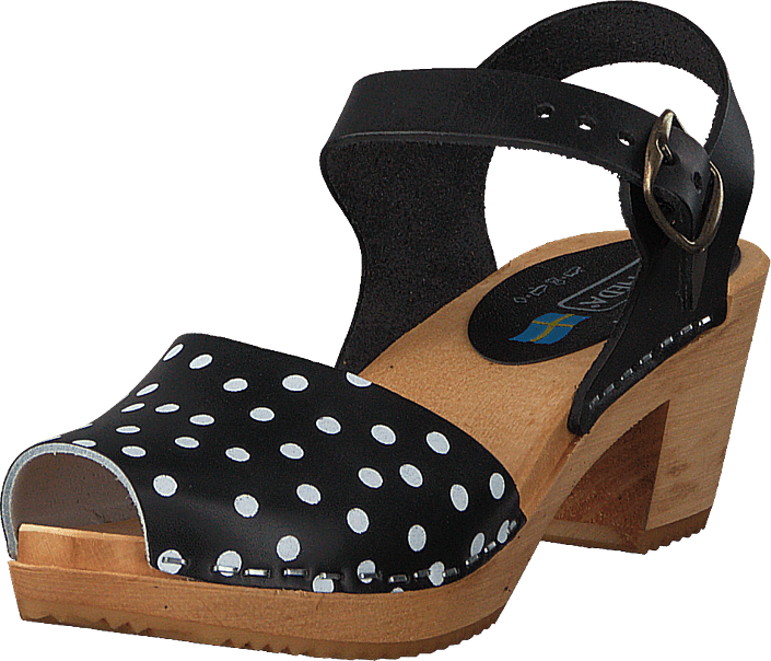 Moa Pull Black/ Black Dots - High Heels (705x604), Png Download