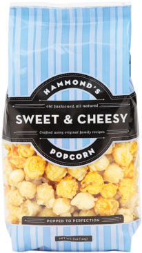 Sweet & Cheesy Popcorn - Hammonds Chicago Style Caramel Cheese Popcorn - 5 Oz (333x500), Png Download