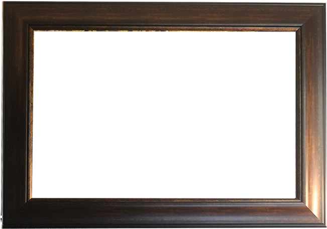 This Wide, Medium Brown Frame Will Take Your Large - Picture Frame (650x475), Png Download