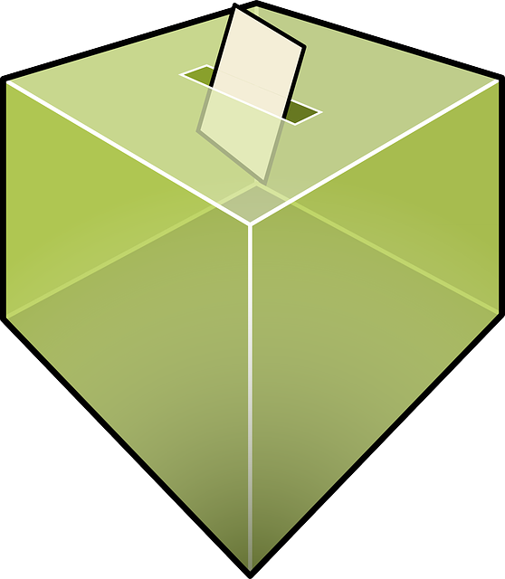 Ballot, Election, Polling, Vote, Box, Green - กล่อง เลือกตั้ง Png (558x640), Png Download