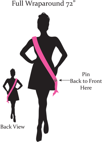 Pageant Sash Pins (500x500), Png Download