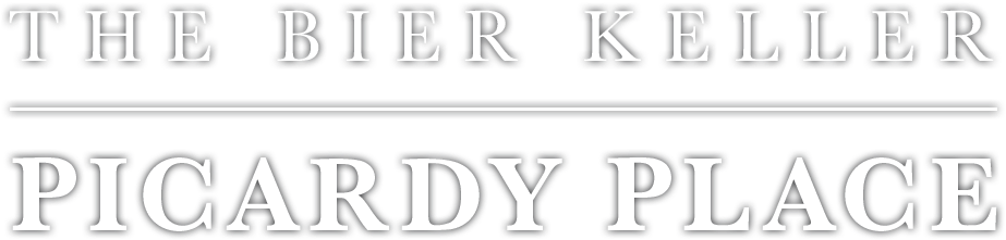 The Bier Keller Here At Picardy Place Is Inspired By - Calligraphy (1100x407), Png Download