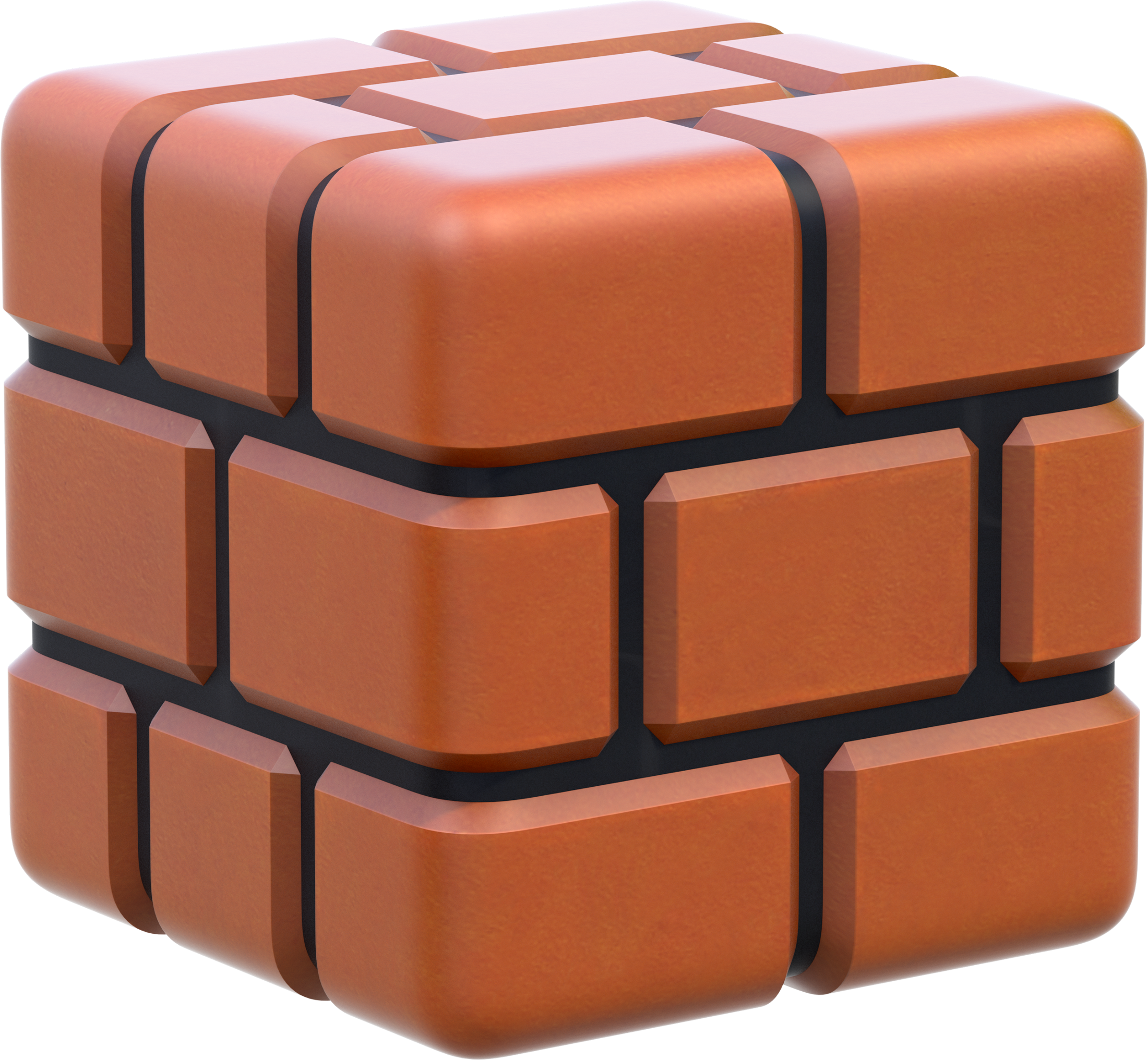 Brick Block Artwork - Super Mario 3d World Block (2200x2033), Png Download