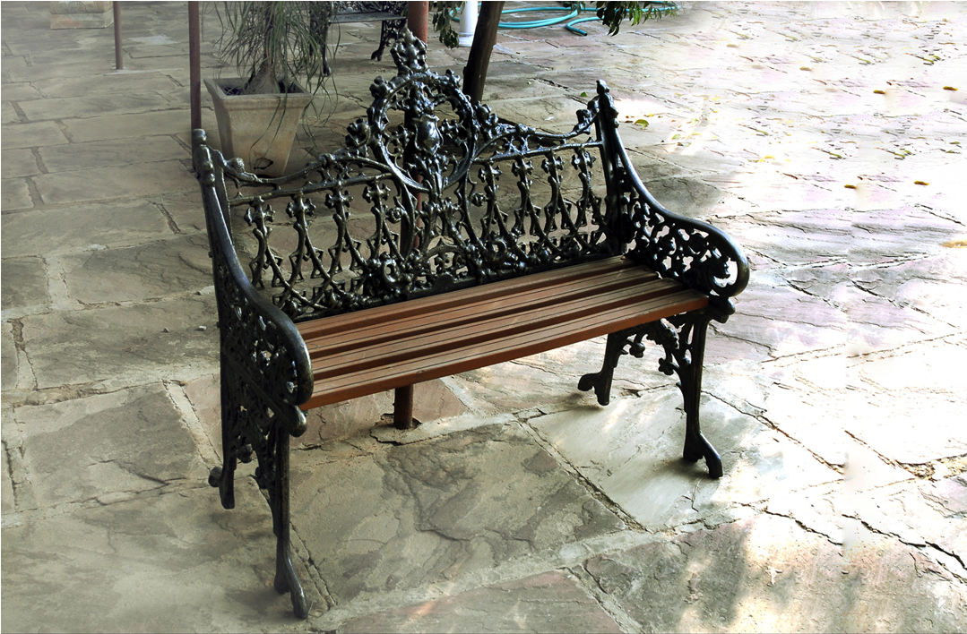 Home / Garden Benches / Garden Benches - Cast Iron (1080x1080), Png Download