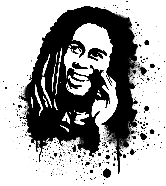 Png Bob Marley (736x812), Png Download