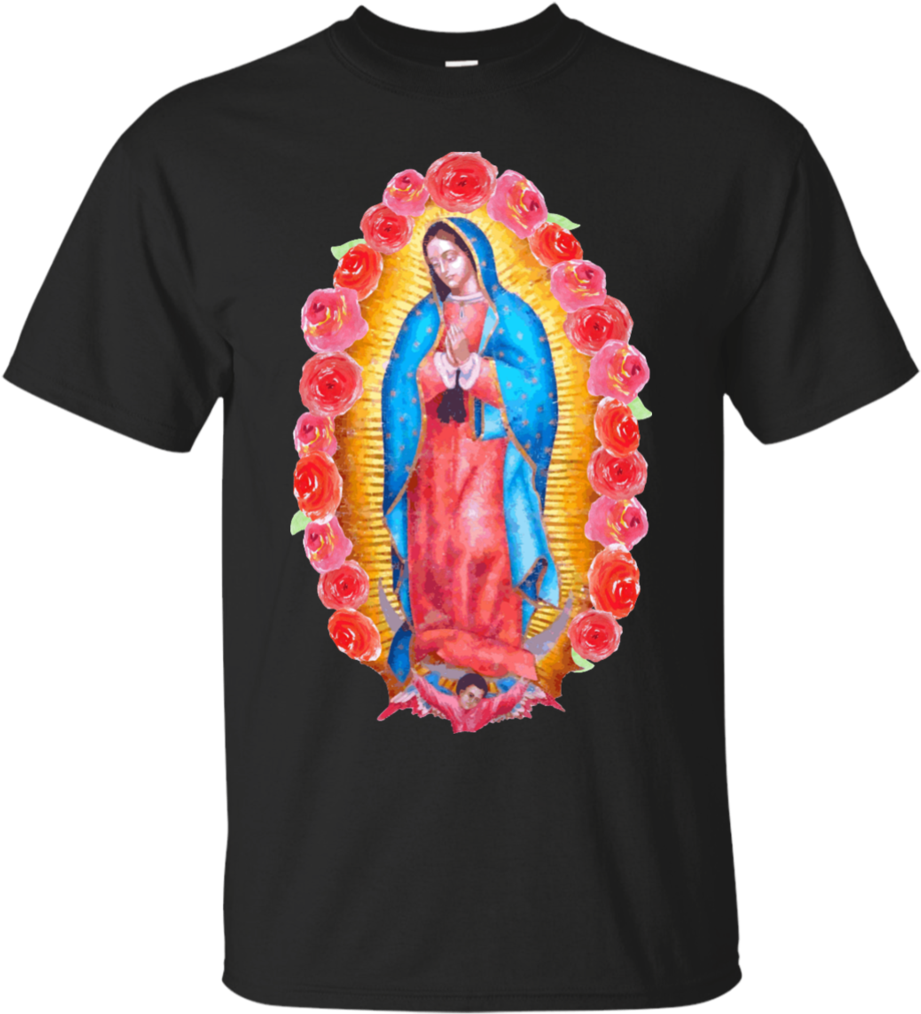 Our Lady Of Guadalupe T-shirt - T-shirt (1024x1024), Png Download