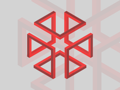 Again, Just Another Simple Abstract Cube Made With - Yamaha Motor Logo Png (400x300), Png Download