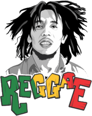 Bob Marley Reggae - Bob Marley (316x400), Png Download