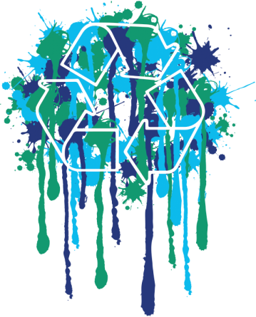 Art 4 Dumpsters Deadline March - Splat (359x445), Png Download