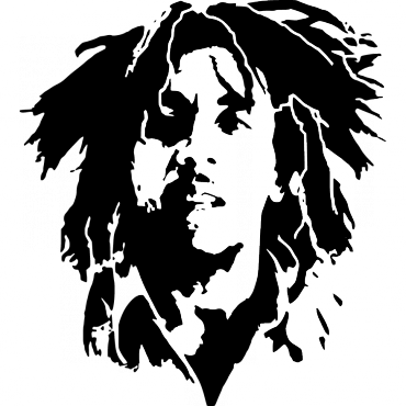 Bob Marley (370x370), Png Download