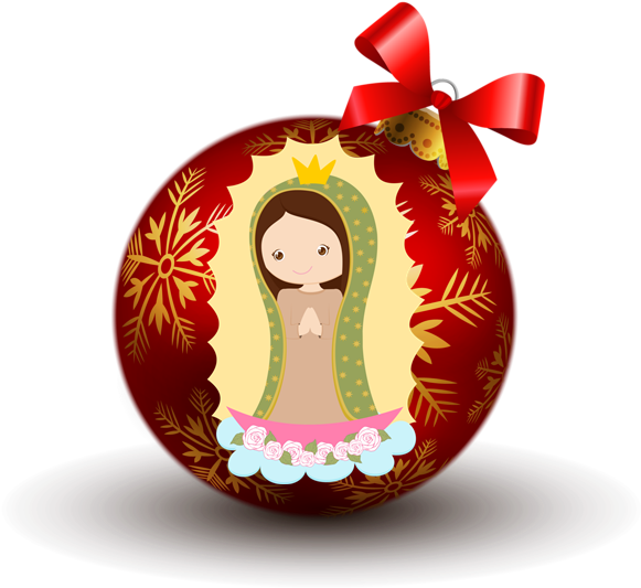 Virgen De Guadalupe - Gearbest Christmas Pattern Design Sofa Pillow Case (600x565), Png Download