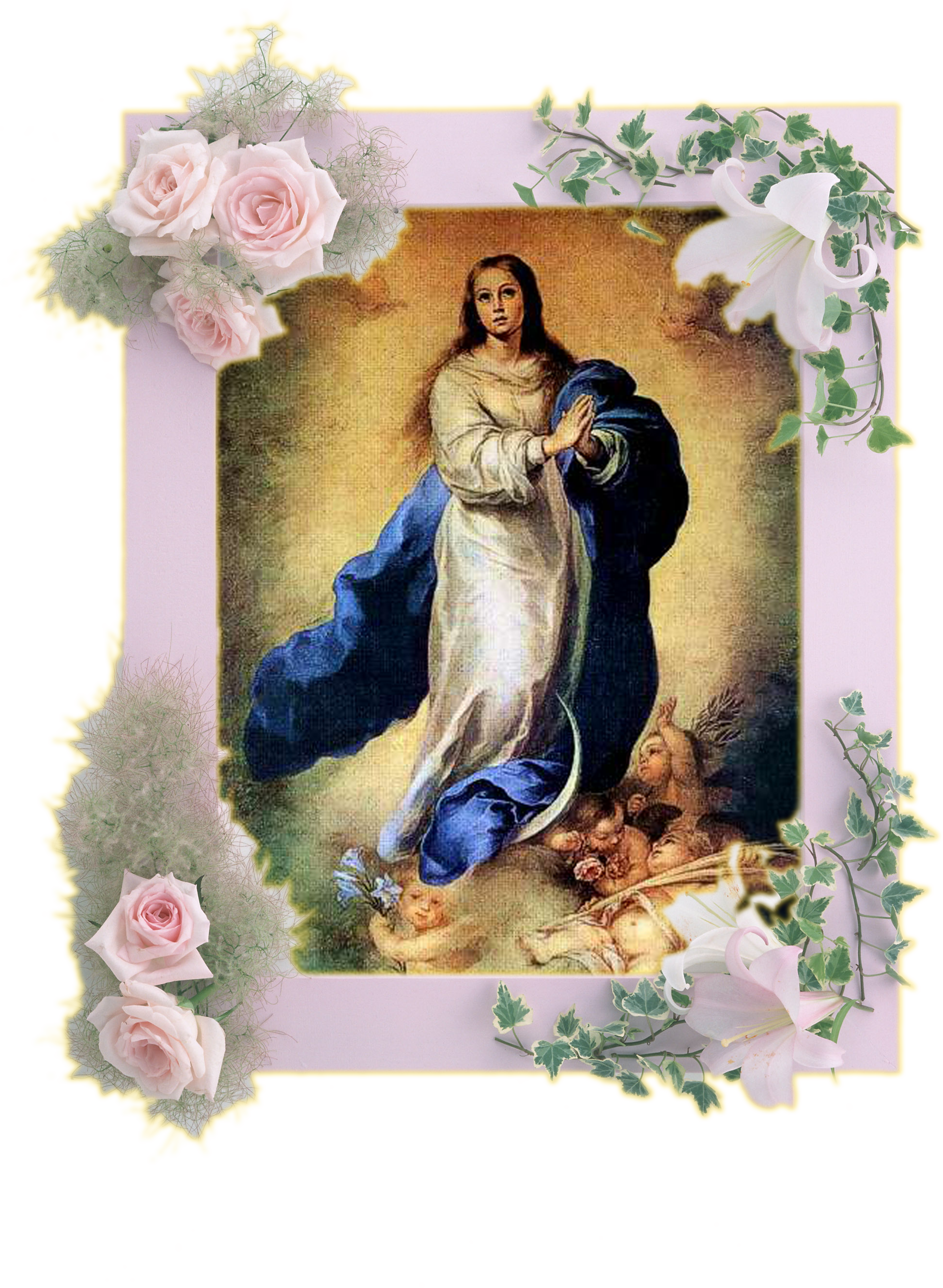 Asunción De La Santísima Virgen - Immaculate Conception 1665 By Bartolome Esteban Murillo (1947x2658), Png Download