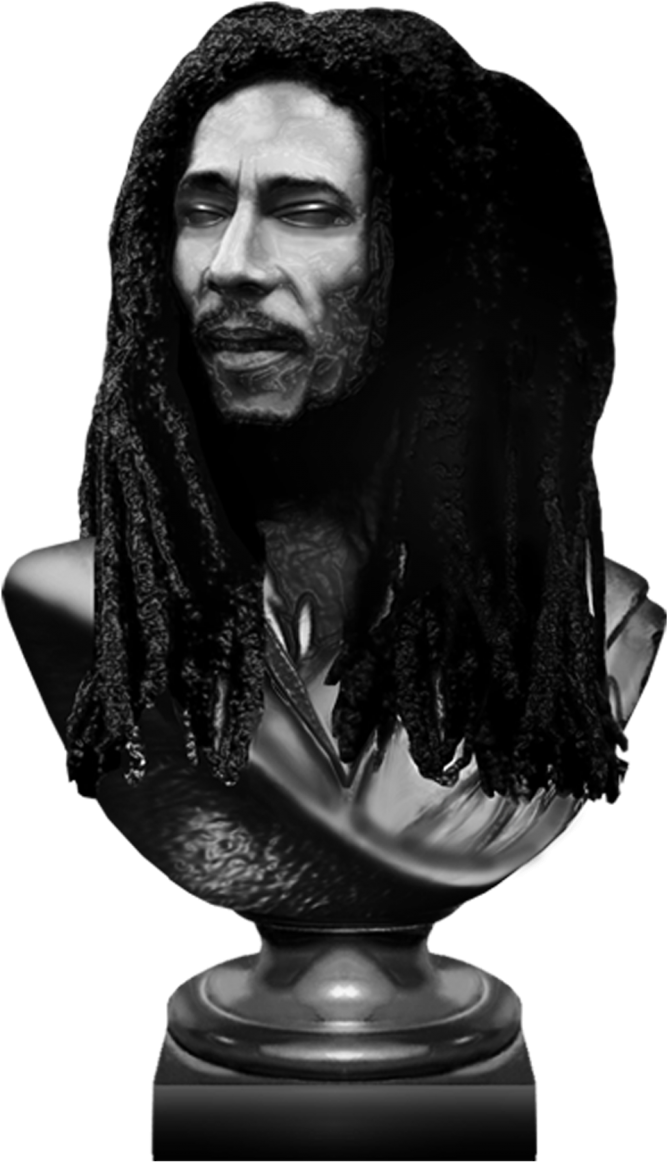 Bob Marley - Bob Marley Head Sculpture - Free Transparent PNG Download