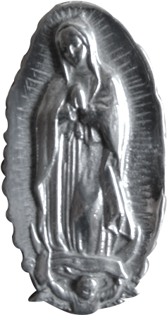 Insignia Virgen De Guadalupe - Raven (608x596), Png Download
