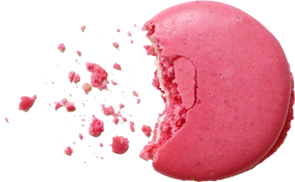 Macaron Png Pic - Pink Macaron Png (600x370), Png Download
