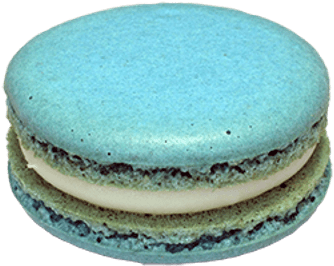 Blue Macaron - Macaron Png (400x400), Png Download