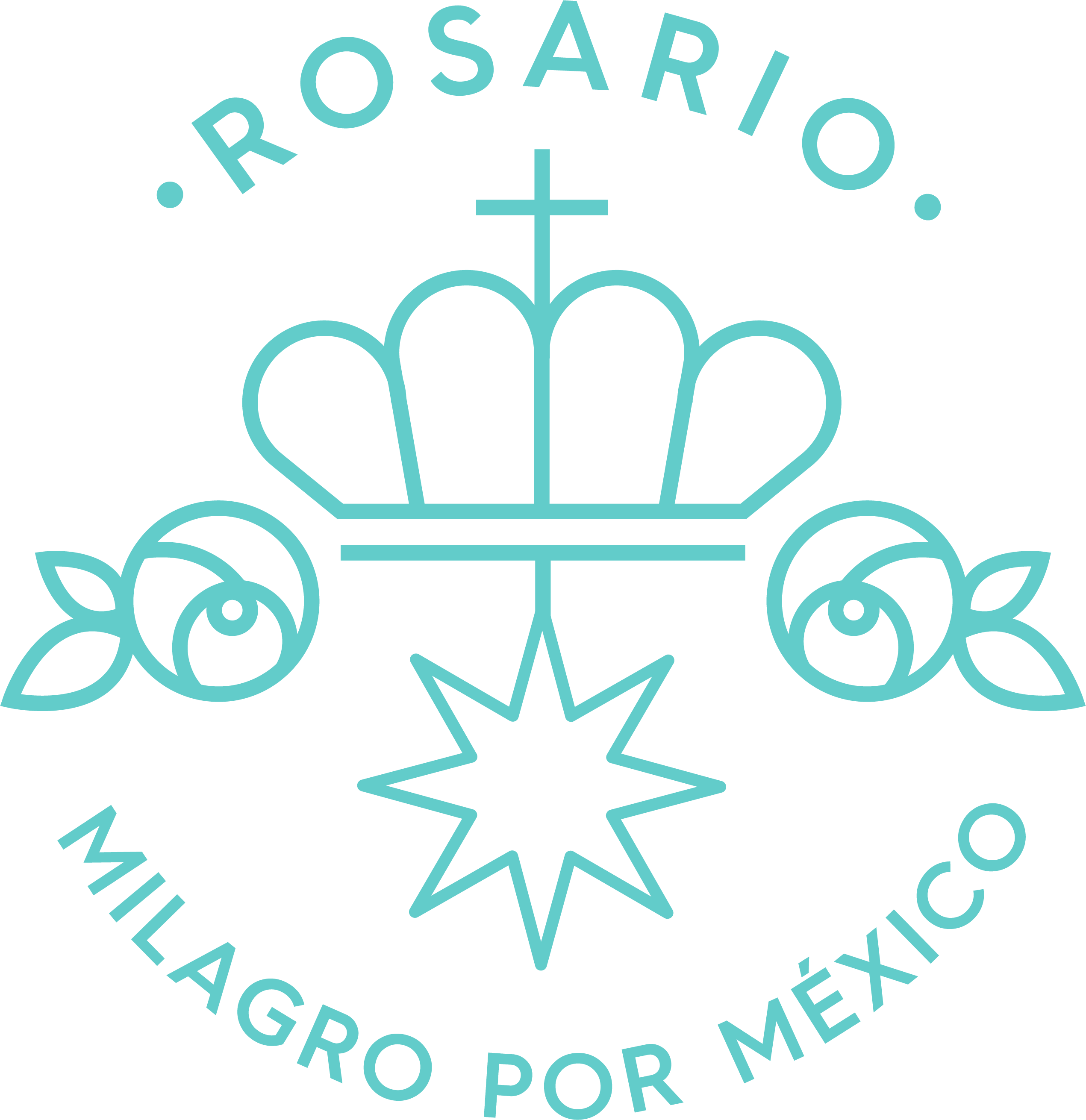 Milagro Por México - 8 Point Star (2541x2621), Png Download