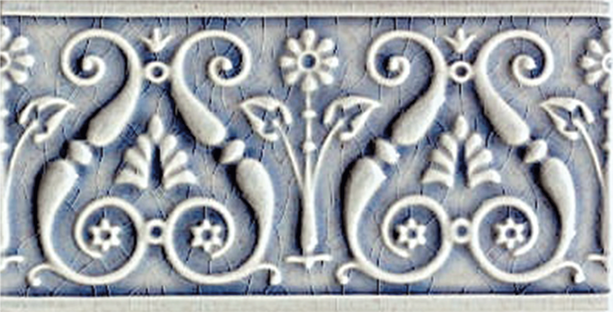3" X 6" Deco Border (2500x2475), Png Download