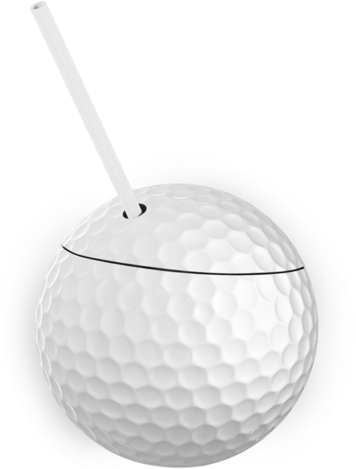 Golf Party Ball White - Set Of 3 Personalized Golf Balls (1024x1024), Png Download