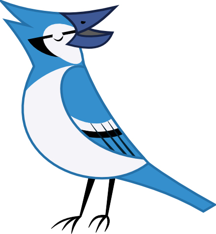 Bluejay Drawing Blue Jay Bird Jpg Library - My Little Pony Blue Jay (439x476), Png Download