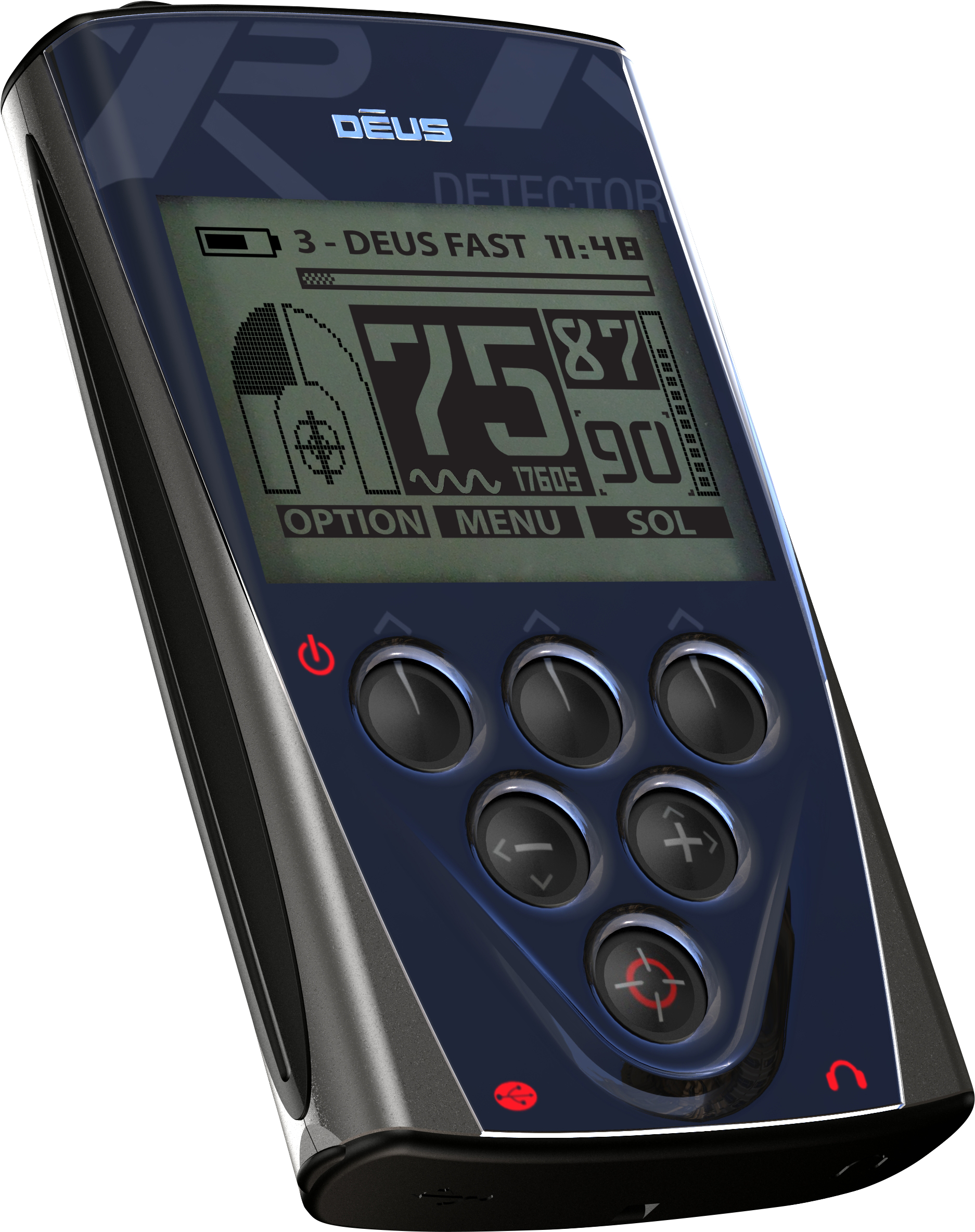 Rc Fr - Xp Metal Detectors Xp Deus Metal Detector H Coil (1984x2466), Png Download