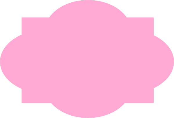 Pink Label Clip Art At Clker Com Vector Clip Art Online - Labels Vector Pink Png (600x408), Png Download