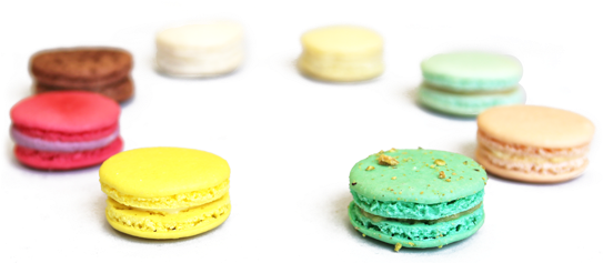 Macaron Colors - Transparent Macarons Images Hd (607x236), Png Download
